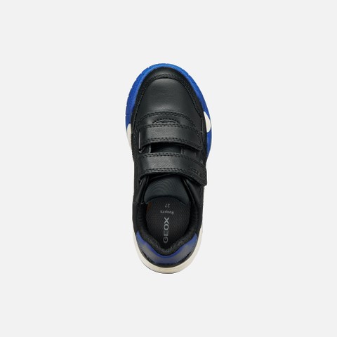 Sneaker Gummikappe RANN-E JUNGE Schwarz/K&ouml;nigsblau - image number 5 | GEOX