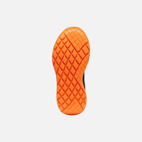 Sneakers with straps RANN-E BOY Navy/Orange - image number 6 | GEOX
