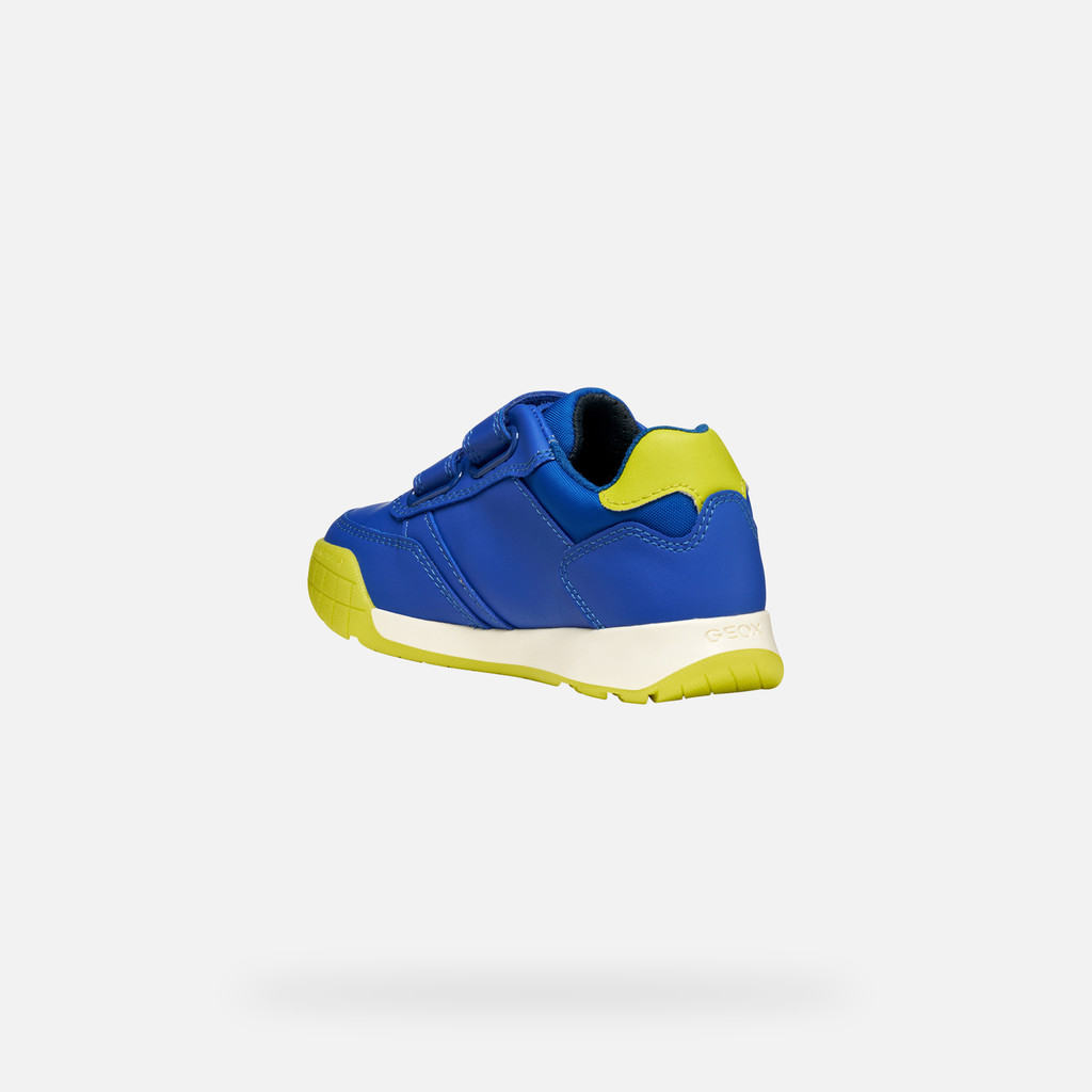 Sneakers with straps RANN-E BOY Royal/Lime - image number 3 | GEOX