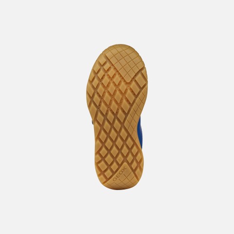 Sneakers with straps RANN-E BOY Royal/Light Ivory - image number 6 | GEOX