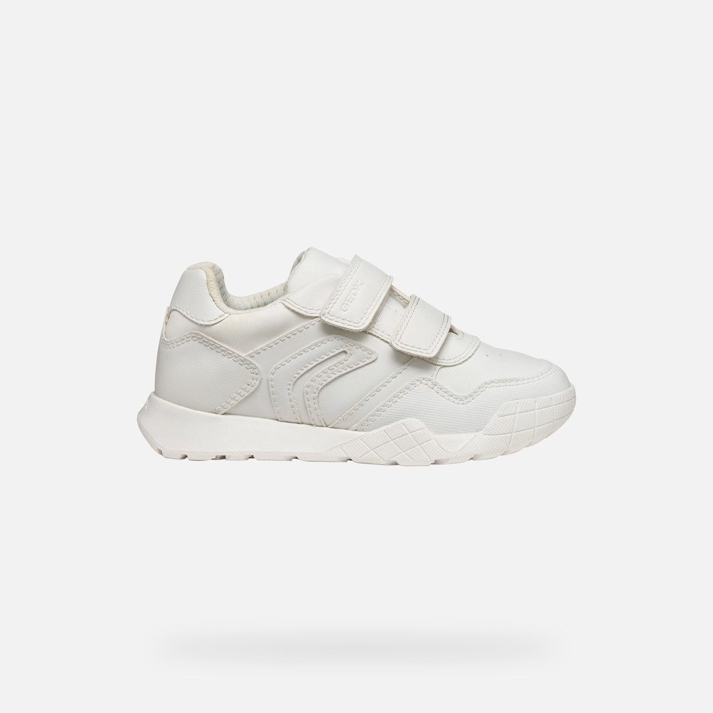 Sneakers with straps RANN-E BOY White - image number 1 | GEOX
