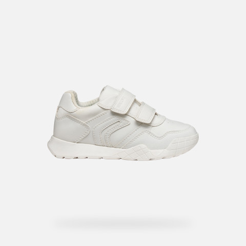 Sneakers with straps RANN-E BOY White - image number 1 | GEOX