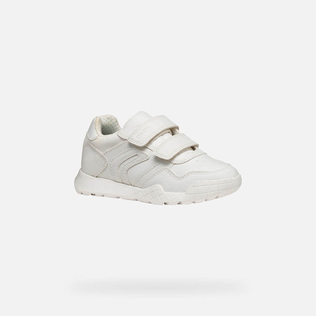 Sneakers with straps RANN-E BOY White - image number 2 | GEOX