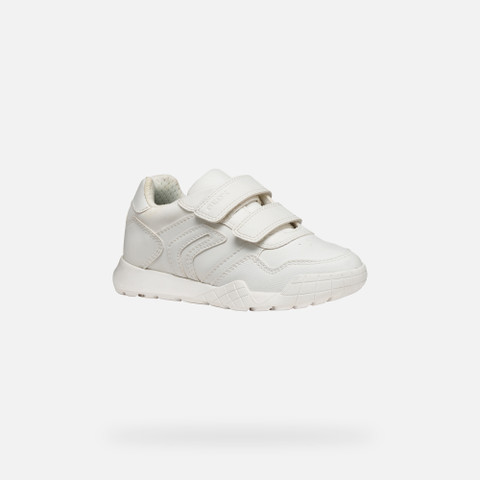 Sneakers with straps RANN-E BOY White - image number 2 | GEOX