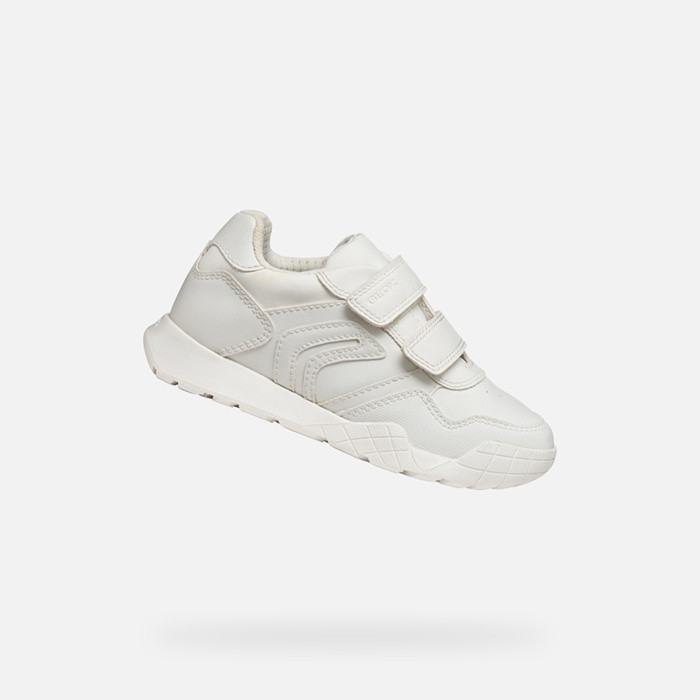 Sneakers with straps RANN-E BOY White | GEOX