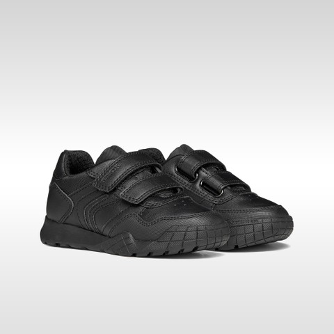 Hard toe sneakers RANN-E BOY Black - image number 1 | GEOX