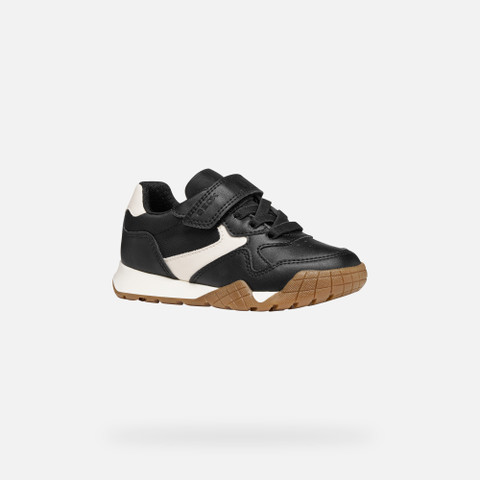 Low top sneakers RANN-E BOY Black/Light ivory - image number 2 | GEOX