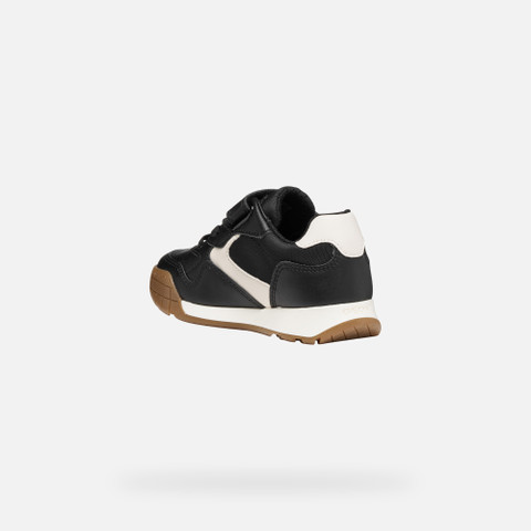 Low top sneakers RANN-E BOY Black/Light ivory - image number 3 | GEOX