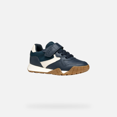 Low top sneakers RANN-E BOY Navy/Light Ivory - image number 2 | GEOX