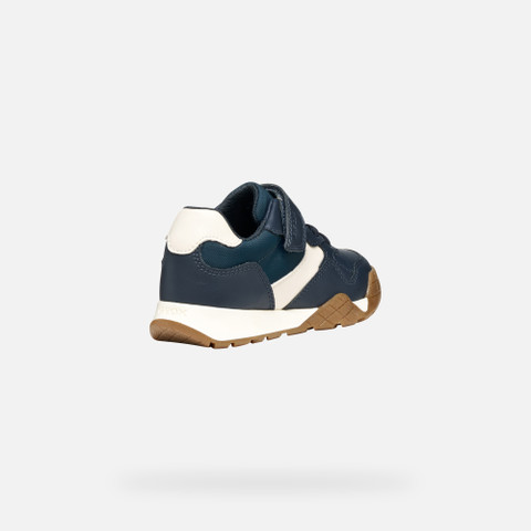 Low top sneakers RANN-E BOY Navy/Light Ivory - image number 4 | GEOX