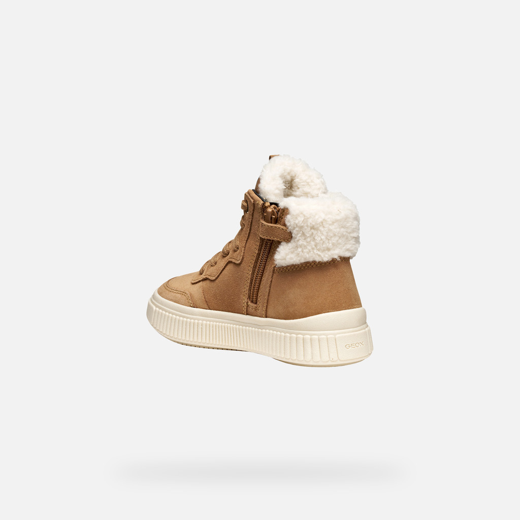 yun① Geox® LAQUINNY GIRL: Whisky High top sneakers | Geox ®