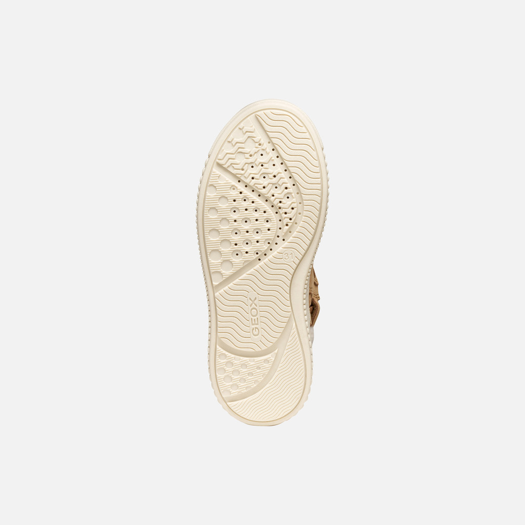 Geox® LAQUINNY GIRL: Whisky High top sneakers | Geox ®