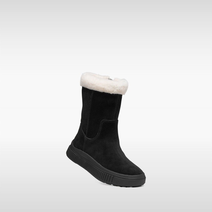 Stiefeletten mit Fell LAQUINNY   M&Auml;DCHEN Schwarz | GEOX