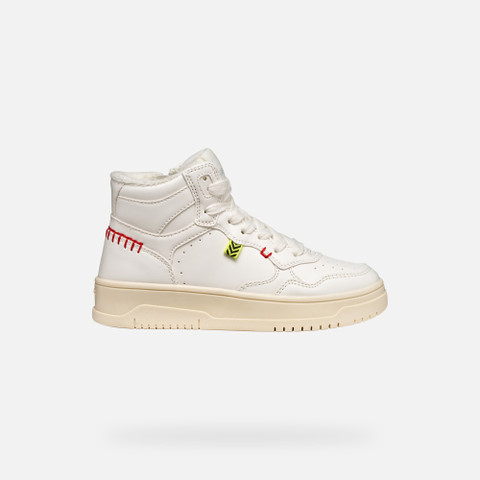High top sneakers LESTRELLA GIRL White - image number 1 | GEOX