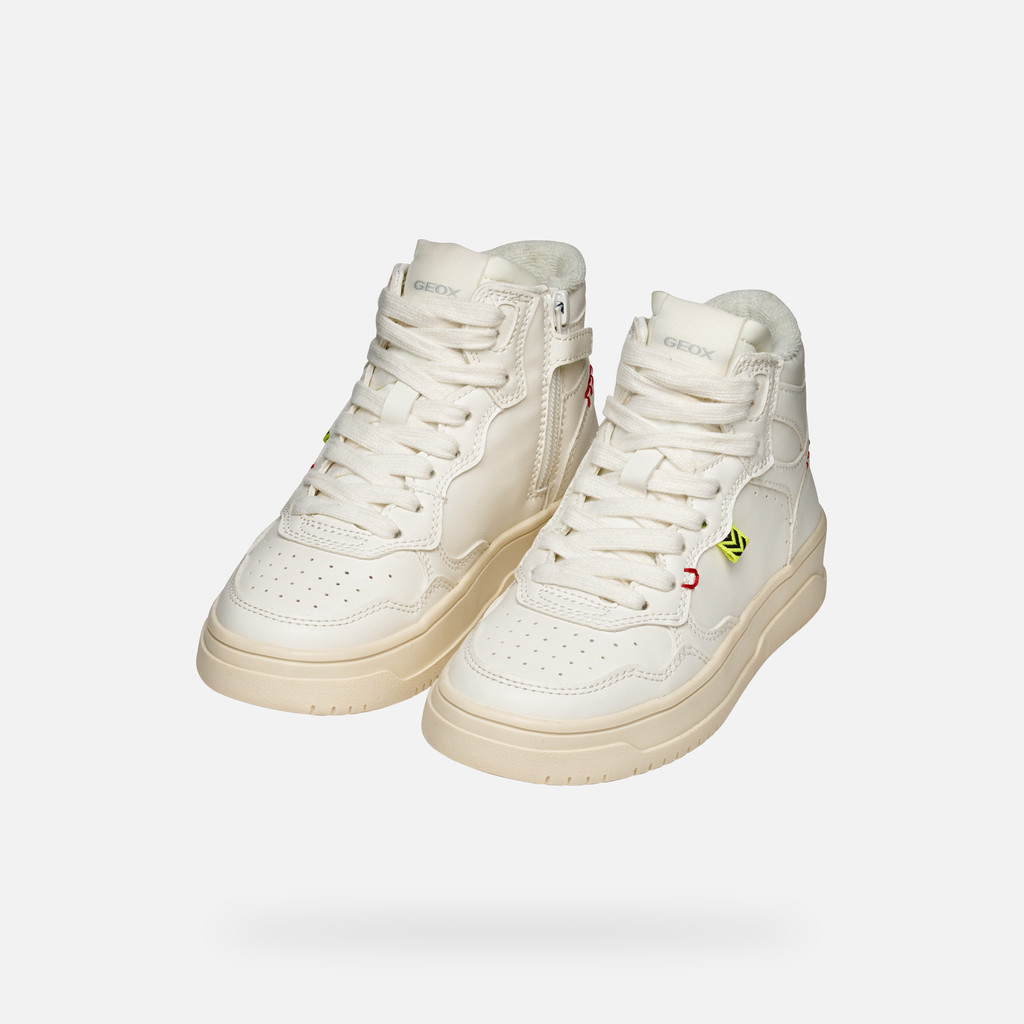 High top sneakers LESTRELLA GIRL White - image number 7 | GEOX