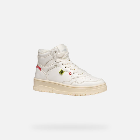 High top sneakers LESTRELLA GIRL White - image number 2 | GEOX