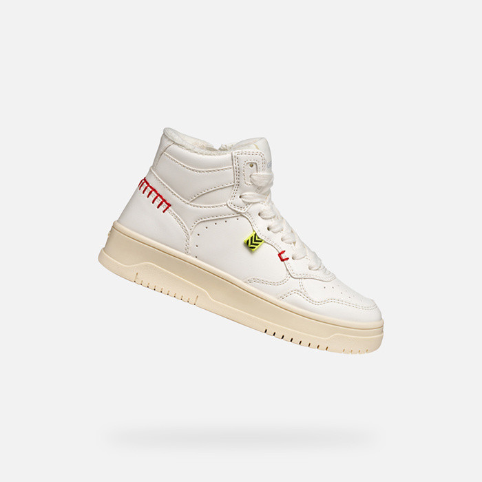 High top sneakers LESTRELLA GIRL White | GEOX