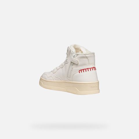 High top sneakers LESTRELLA GIRL White - image number 3 | GEOX