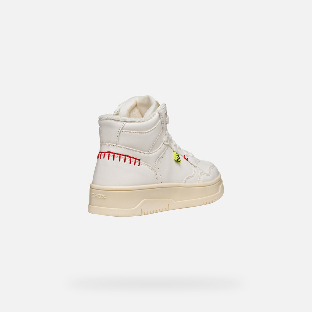 High top sneakers LESTRELLA GIRL White - image number 4 | GEOX