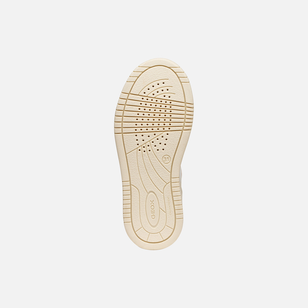 Low top sneakers LESTRELLA GIRL White/Rose - image number 6 | GEOX