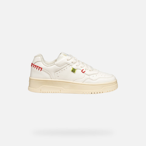 Low top sneakers LESTRELLA GIRL White - image number 1 | GEOX