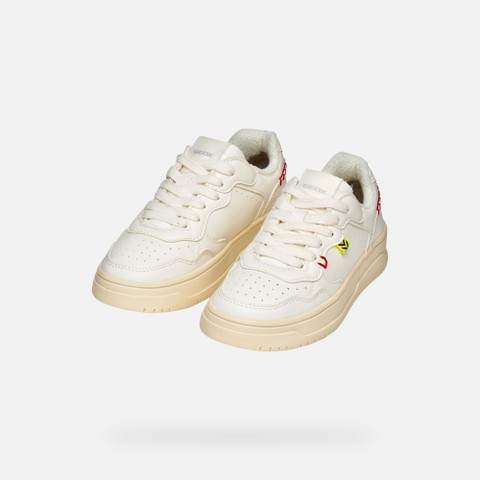 Low top sneakers LESTRELLA GIRL White - image number 8 | GEOX