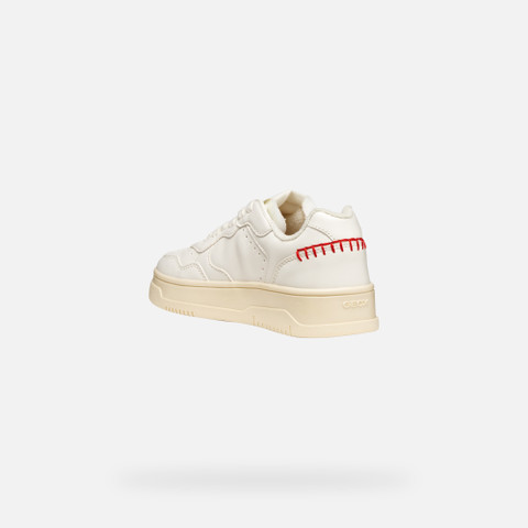 Low top sneakers LESTRELLA GIRL White - image number 3 | GEOX