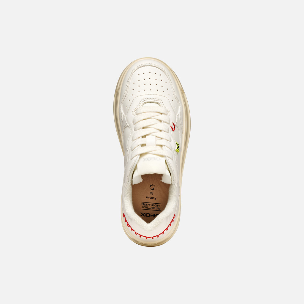 Low top sneakers LESTRELLA GIRL White - image number 5 | GEOX
