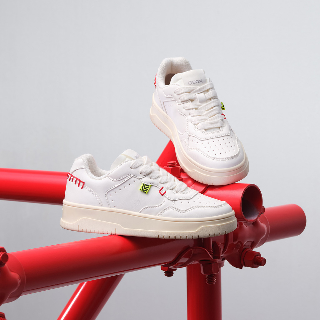 Low top sneakers LESTRELLA GIRL White - image number 7 | GEOX