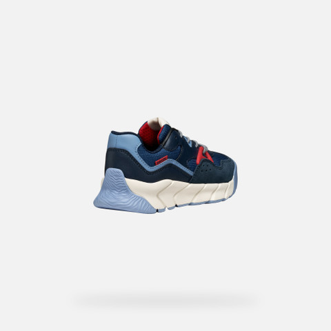Low top sneakers FLEXYPER PRO BOY Blue/Navy - image number 4 | GEOX