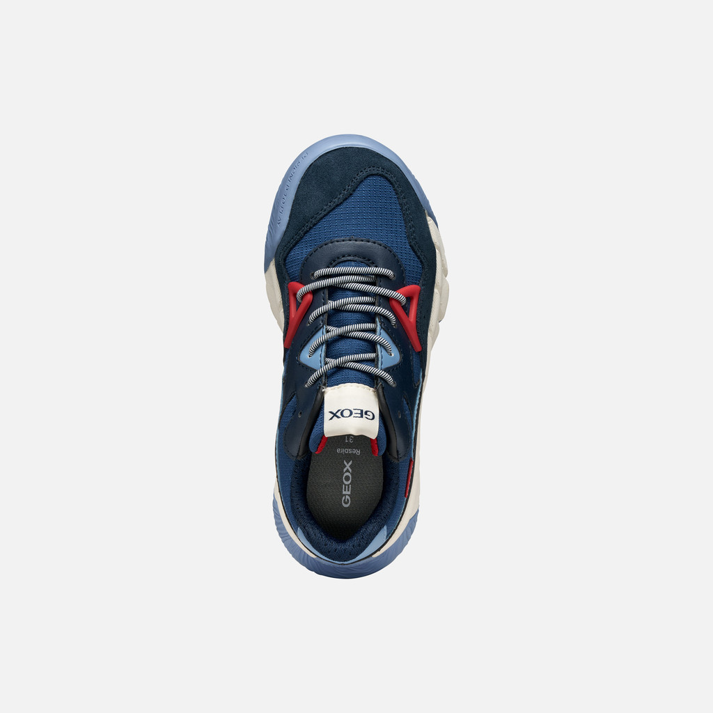 Low top sneakers FLEXYPER PRO BOY Blue/Navy - image number 5 | GEOX