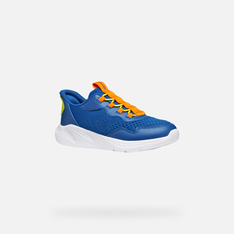 Low top sneakers SPRINTYE FAST IN BOY Royal/Orange - image number 2 | GEOX