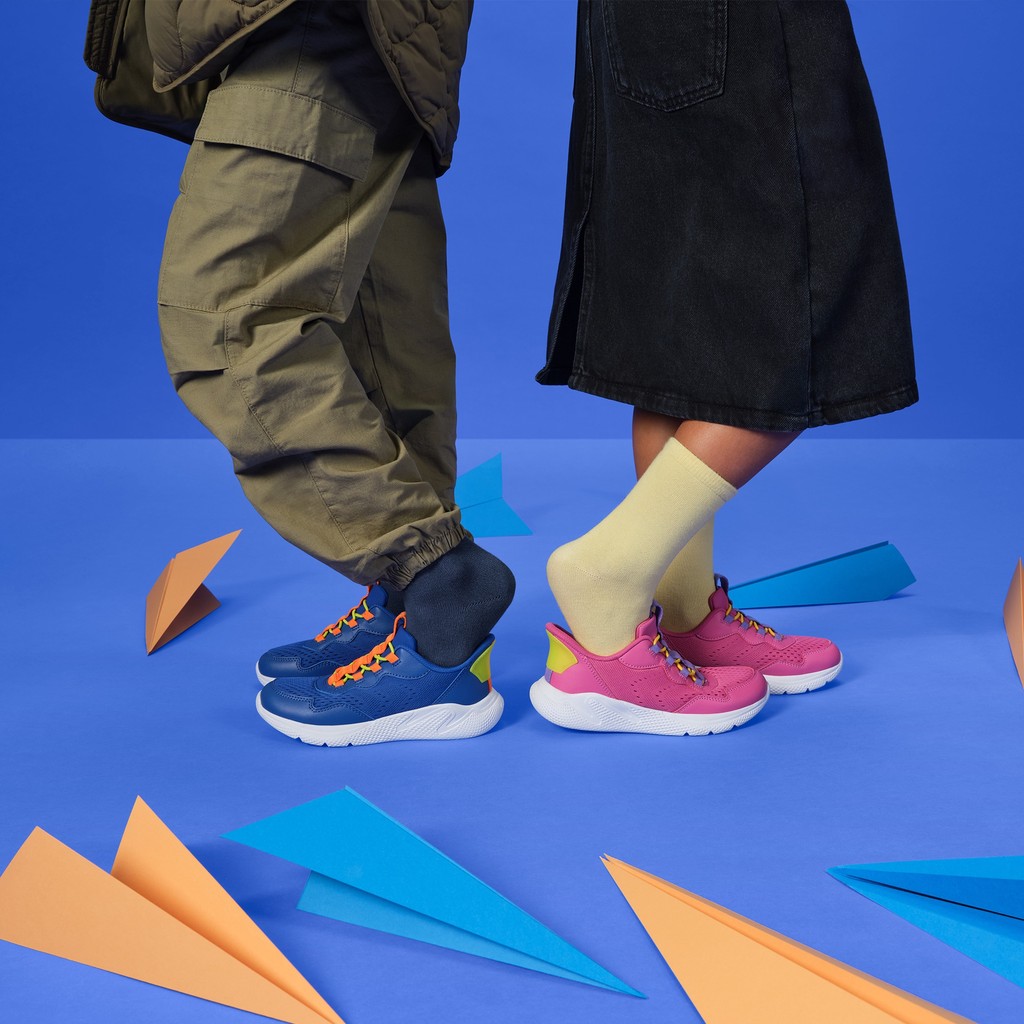 Zapatillas slip in SPRINTYE FAST IN NIÑO Azul royal/Naranja - image number 8 | GEOX