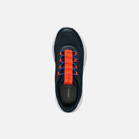 Low top sneakers SPRINTYE FAST IN BOY Navy/Red - image number 5 | GEOX