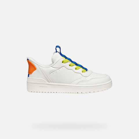 Low top sneakers WASHIBA FAST IN BOY White/Royal - image number 1 | GEOX