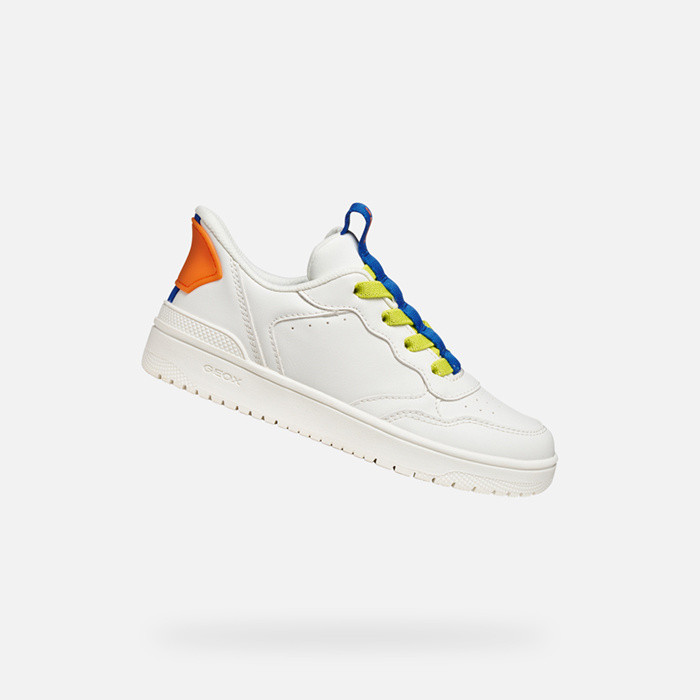 Low top sneakers WASHIBA FAST IN BOY White/Royal | GEOX
