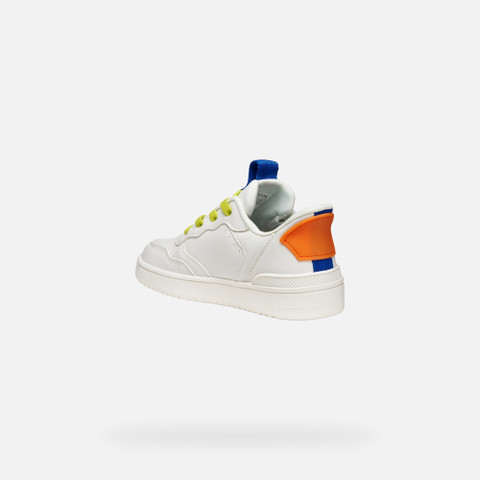 Low top sneakers WASHIBA FAST IN BOY White/Royal - image number 3 | GEOX