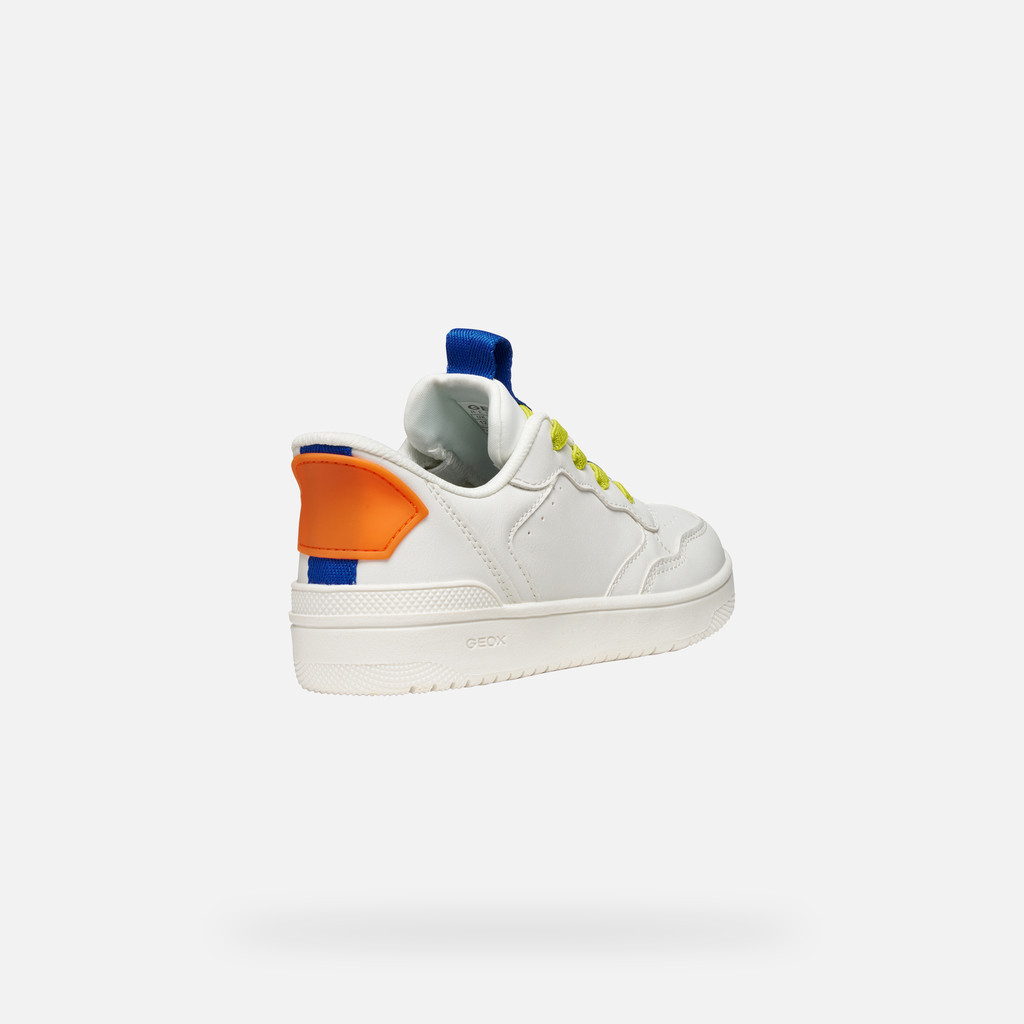 Low top sneakers WASHIBA FAST IN BOY White/Royal - image number 4 | GEOX