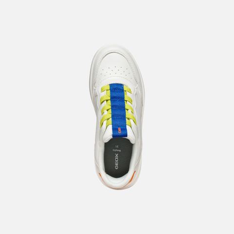 Low top sneakers WASHIBA FAST IN BOY White/Royal - image number 5 | GEOX