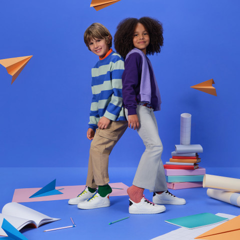 Low top sneakers WASHIBA FAST IN BOY White/Royal - image number 8 | GEOX