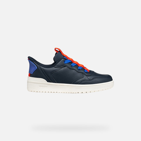 Low top sneakers WASHIBA FAST IN BOY Navy/Red - image number 1 | GEOX