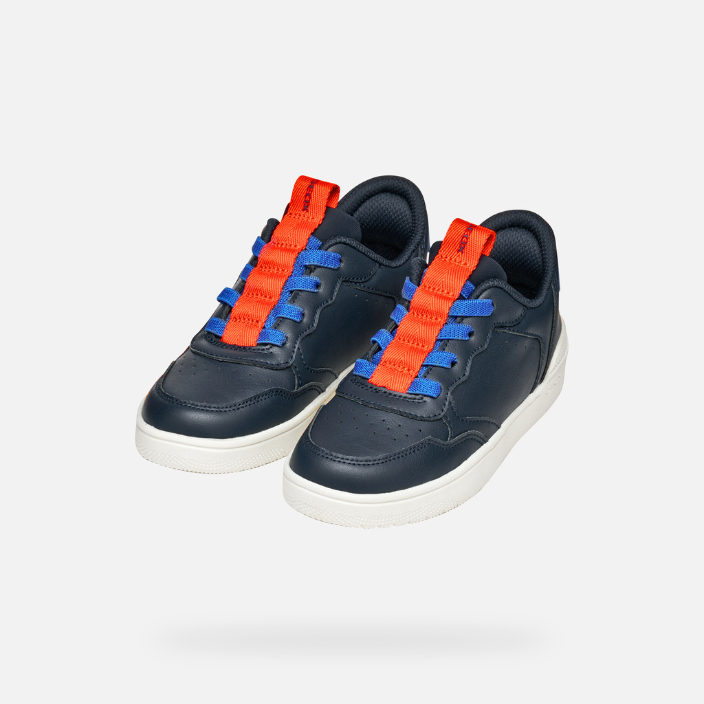 Low top sneakers WASHIBA FAST IN BOY Navy/Red - image number 7 | GEOX