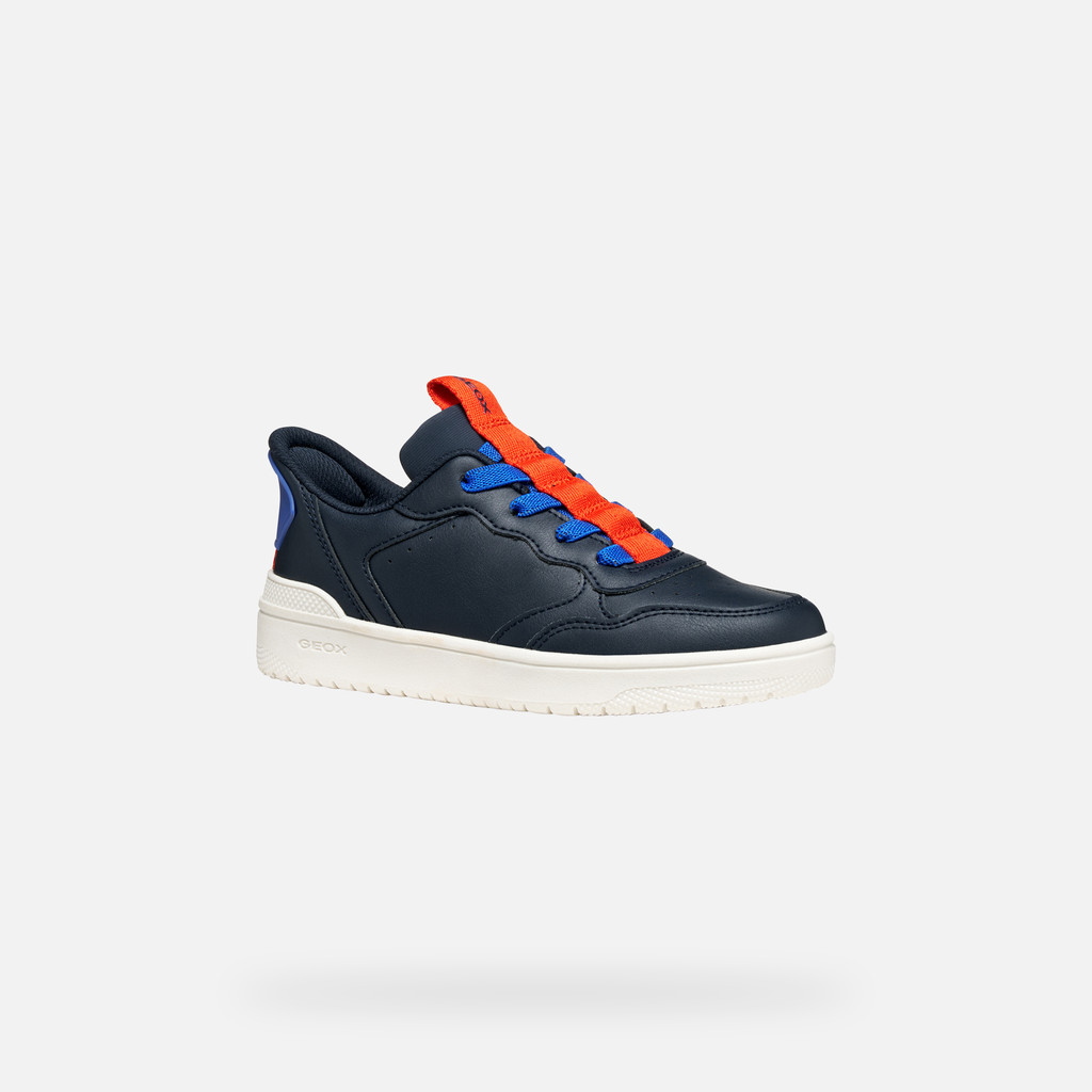 Low top sneakers WASHIBA FAST IN BOY Navy/Red - image number 2 | GEOX