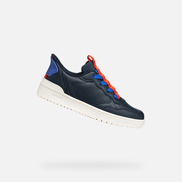 Low top sneakers WASHIBA FAST IN BOY Navy/Red | GEOX
