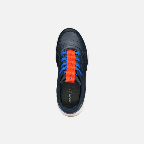 Low top sneakers WASHIBA FAST IN BOY Navy/Red - image number 5 | GEOX