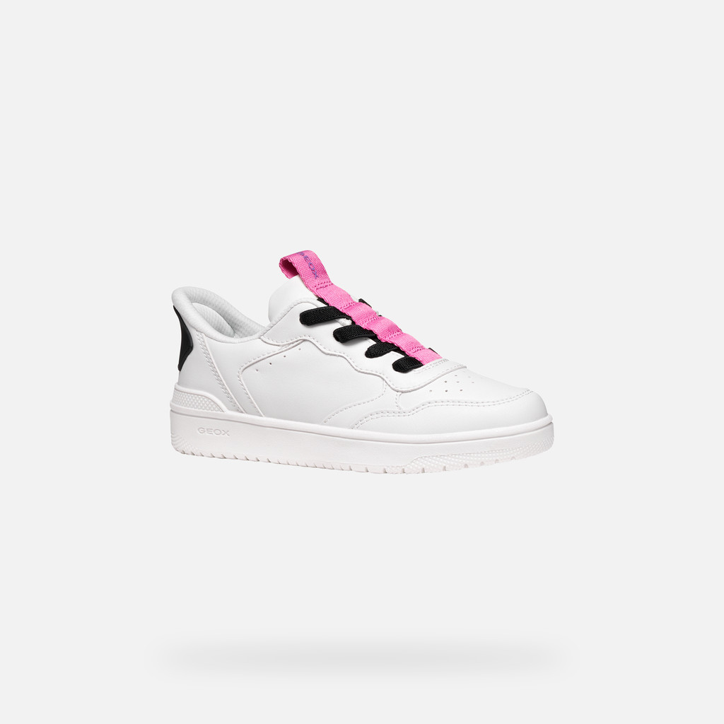 Low top sneakers WASHIBA FAST IN JUNIOR White/Fuchsia - image number 2 | GEOX