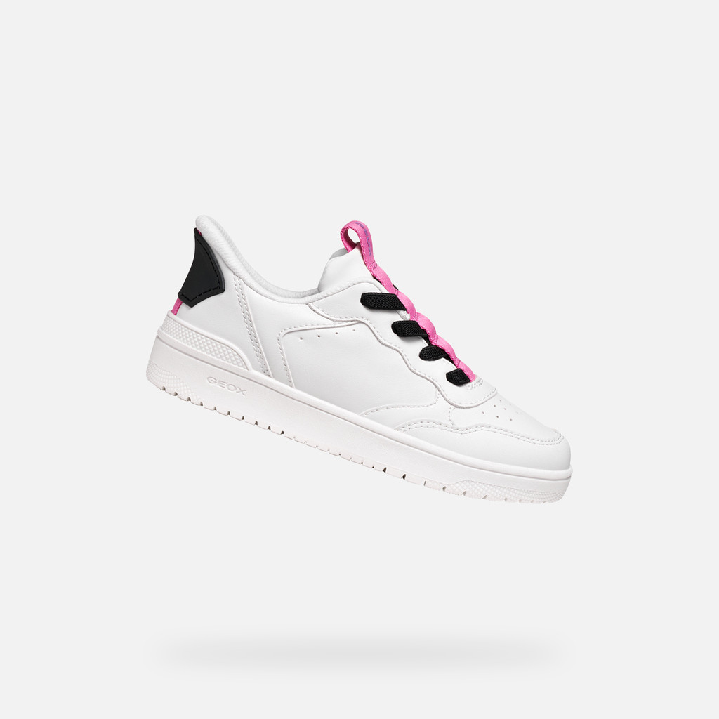 Low top sneakers WASHIBA FAST IN JUNIOR White/Fuchsia - image number 0 | GEOX