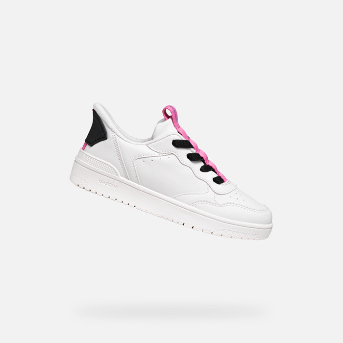 Low top sneakers WASHIBA FAST IN JUNIOR White/Fuchsia | GEOX