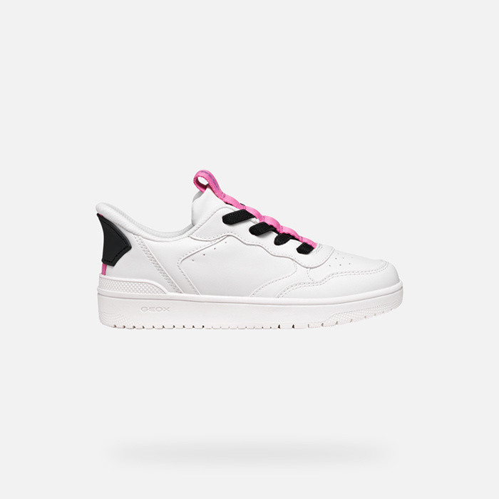 Low top sneakers WASHIBA FAST IN JUNIOR White/Fuchsia | GEOX