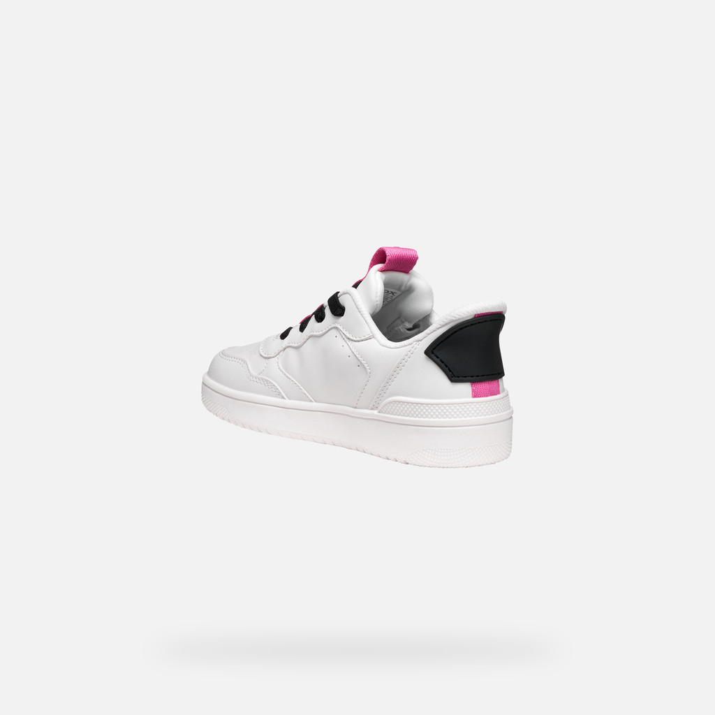 Low top sneakers WASHIBA FAST IN JUNIOR White/Fuchsia - image number 3 | GEOX